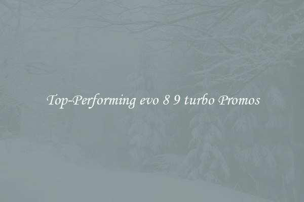 Top-Performing evo 8 9 turbo Promos