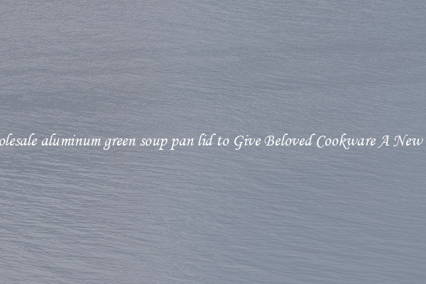 Wholesale aluminum green soup pan lid to Give Beloved Cookware A New Life