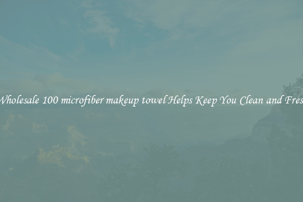 Wholesale 100 microfiber makeup towel Helps Keep You Clean and Fresh