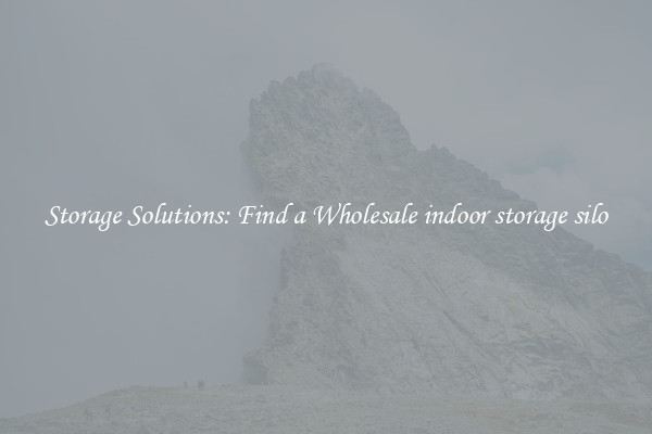 Storage Solutions: Find a Wholesale indoor storage silo