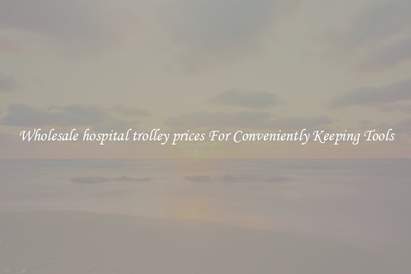 Wholesale hospital trolley prices For Conveniently Keeping Tools